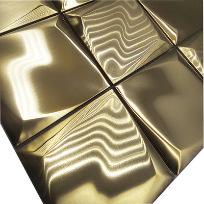 OEM ODM Support Sample Stainless Steel Mosaic Tile For Project Design