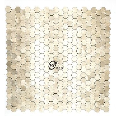 Good price Export  MOQ 10 square Meter  Aluminum Ceramic  201 304 Metal Mosaic Home Club Ktv Bar Wall  Decoration online