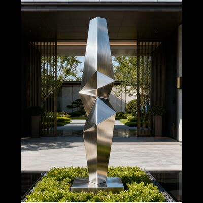 Hot-Selling Small-Sized Animal-Shaped Stainless Steel Mirror-Finish Sculptures Office & Living Room Decorations OEM/ODM Available