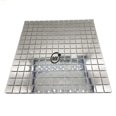Good price 201 304 Square Sliver Mirror   Wholesale Metal Mosaic Tiles  Stainless Steel For Home & Commercial Accent Walls online