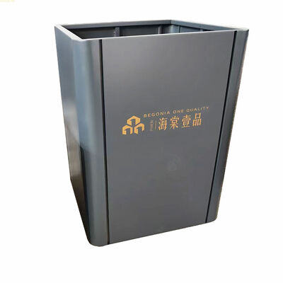 Good price Modern Geometric Stainless Steel Planter Box with Glass Inserts online