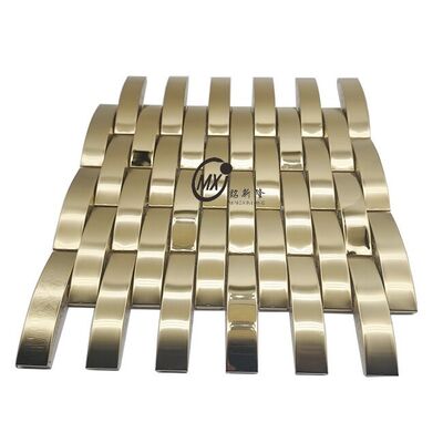 Good price Classic 304 Stainless Steel Mosaic Tiles for Kitchen Backsplash and Bathroom online