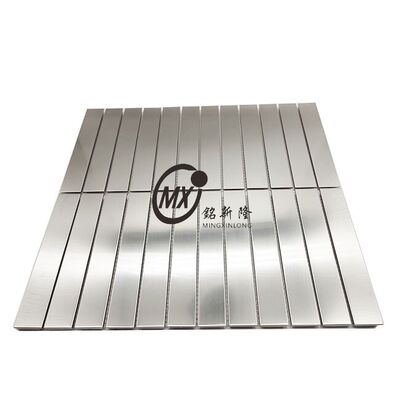Good price Self-Adhesive Stainless Steel Mosaic Sheets for Easy DIY Installation online