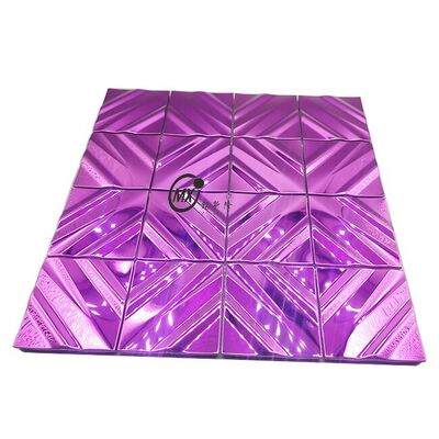 Good price Peel and Stick Stainless Steel Mosaic Tiles for Home Renovation online