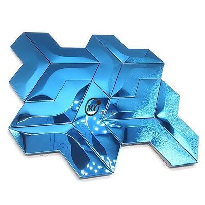 Good price PVD Color Black Antique Brass Metal Stainless Steel Mosaic online