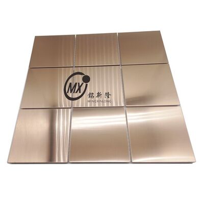 Good price Kitchen Backsplash Bathroom Wall  Metal Mosaic online