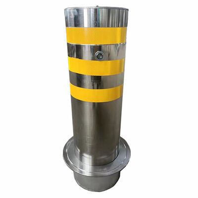 Good price Custom Size Stainless Steel Bollard with Electric Lift and Reflective Strips for Enhanced Security online
