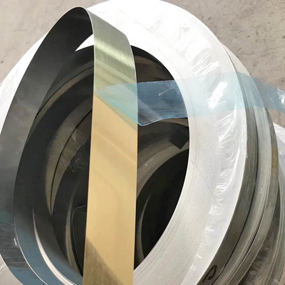 HL 0.38mm 1.45mm 3mm Stainless Steel 304 Strips Coil For Advertising Text