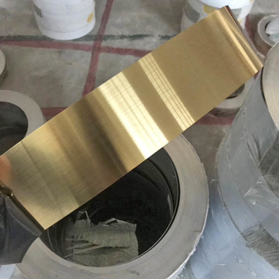HL 0.38mm 1.45mm 3mm Stainless Steel 304 Strips Coil For Advertising Text