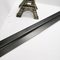 Hairline Brass metal sliver black PVD Coating 0.5mm To 2.0mm Stainless Steel T Channel Trim For Interior Decoration