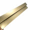 0.6mm 0.7mm Beadblasted Stainless Steel Channel Trim PVD Coated For Wall Deco Protection