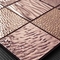 Embossed Stainless Steel Mosaic Tiles For Kitchen 30x30cm