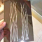 Small Sample Of Etched Color Stainless Steel Sheet Mirror base