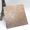 Rose Gold Color Stainless Steel Sheet Embossed Honeycomb
