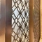Modern 304 316 201 Gold Rose Bronze Mirror Hairline Laser Cut Hollow Stainless Steel Metal Screen Partition Room Divider