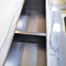 Cross Hairline Rustproof Stainless Steel Cabinet Storage Shelf PVD Plating Titanium