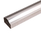 Black Arc Rectangle Stainless Steel Embossed Pipe 5800mm 6000mm