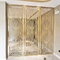 Modern 304 316 201 Gold Rose Bronze Mirror Hairline Laser Cut Hollow Stainless Steel Metal Screen Partition Room Divider