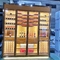 Rose Gold Modern Restaurant Wine Display Cabinet TUV 350*190cm