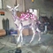 ISO9001 Metal Deer Garden Sculptures SUS 316L Hairline Mirror Finish