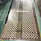PVD Stainless Steel Etching Sheet Aisi Color Coated Gold Decorative Elevator