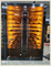 PVD Plating SS Wine Cabinet Rose Gold Brass 2 Door Temperature Controlled Stainless Steel Wine Display Fridge