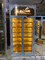 Astm Certified Highquality Mirror Brushed Black Gold Stainless Steel Hotel Wine Cabinet