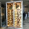 Custom Solid Stainless Steel Wine Cabinets Rectangle Shape