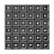 304 Luxury Square Black Art Metal Stainless Steel Mosaic Decorative Wall Tile Living Room TV Background Wall