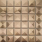 48*48MM  Beautiful Stainless Steel Square Metal Mosaic For Decorating Home Hotel Dinning room