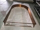 304 Rose Gold Brushed Colored Stainless Steel Sheet Frame For Wall Wide Jamb