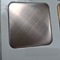 Dark Brown Mirror Cross Hairline Color Stainless Steel Sheet For Luxury Shop