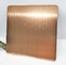 SUS316 Bead Blasted Stainless Steel Sheet Red Copper Decorative 1219*4000