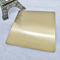 Twill Brushed Zr-Brass Color Stainless Steel Sheet PVD Plating Titanium