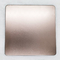 Rose gold color sandblast stainless steel plate