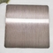 Brown Colored Stainless Steel Sheet Moire Hairline Finish Wearproof