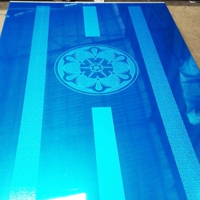Etched Mirror 8K Base Color Stainless Steel Sheet for Elevator