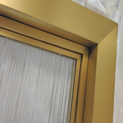 Laser Cutting Patterned Matte Rose Gold Stainless Steel Screen&Partition For Hotel Dividers