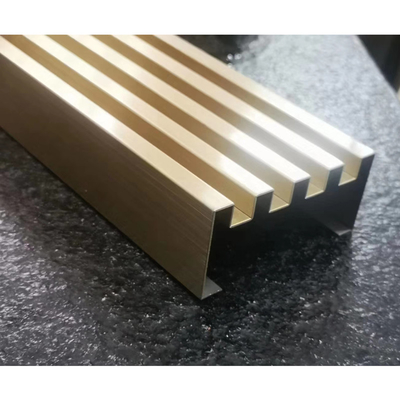 0.35-1.5mm Thickenss Gold Customization Of Different Shape Stainless Steel Trim Strips Wall Background  For Interior And Exterior Design