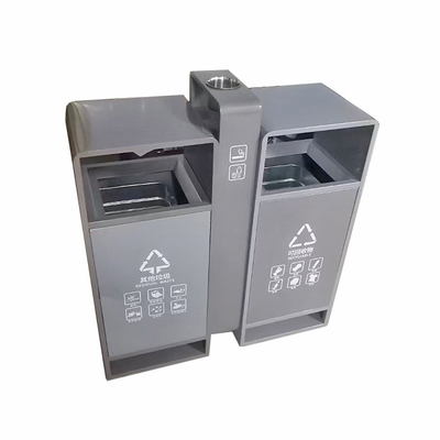 factory Eco-friendly 316L Stainless Steel Trash Bin In Seaside Beach