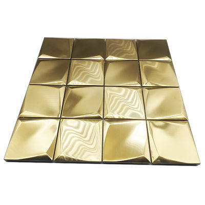 OEM ODM Support Sample Stainless Steel Mosaic Tile For Project Design