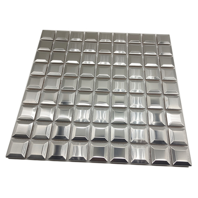 Mirror 3D Stereoscopic Square Wall Decoration Restaurant Hotel Villa Mosaic