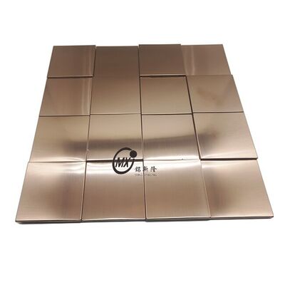 304 201  Stainless Steel  Mosaic Corrosion-Resistant And Waterproof For Restaurant Hotel Bathroom Art Wall Decoration