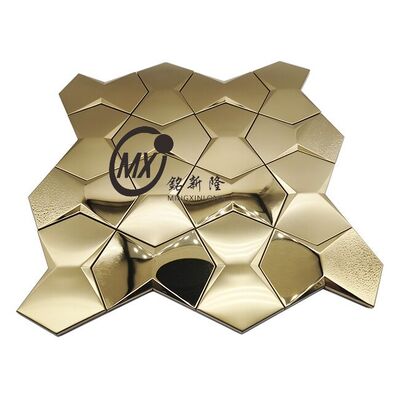 Good price Honed and Satin Finish Stainless Steel Mosaic for Subtle Luxury online