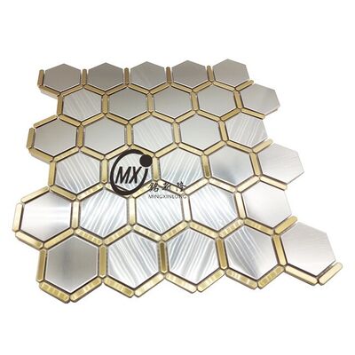 Good price Brick Pattern Stainless Steel Mosaic Strips for Industrial Style Decoration online