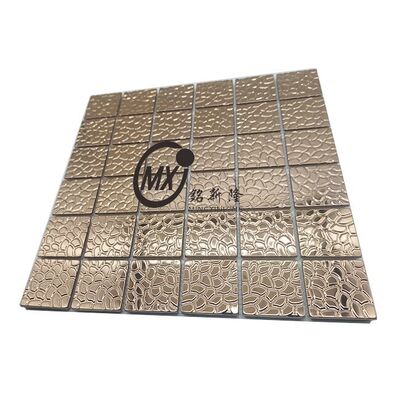 Good price Accent Wall Bar Countertop Restaurant/Hotel Decoration Metal Mosaic online