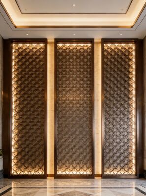 Good price Chinese Zen Style Stainless Steel Meditation Space Divider online