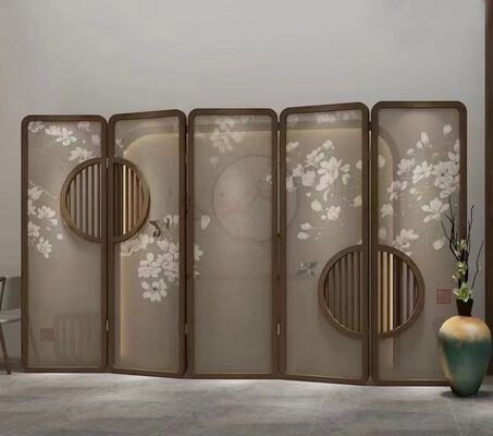 Good price European Ornate Laser Cut Stainless Steel Room Divider online