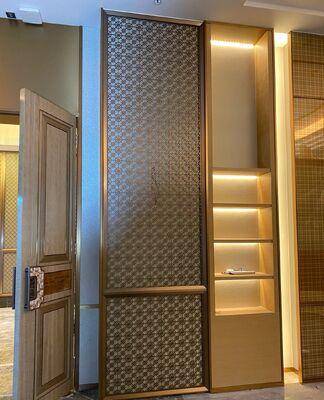 Good price Romantic Style Stainless Steel Room Divider for Hotel Lobby online