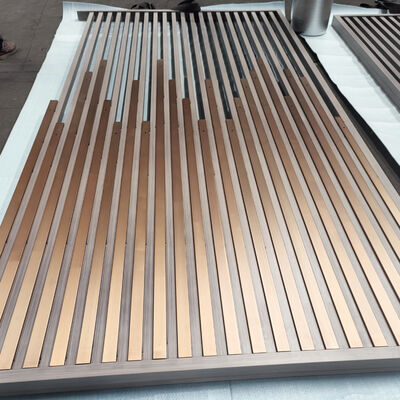 201 304 Stainless Steel Screen Partition/Divider  Custom Size For Hotel Restaurant Living Room Office Decoration